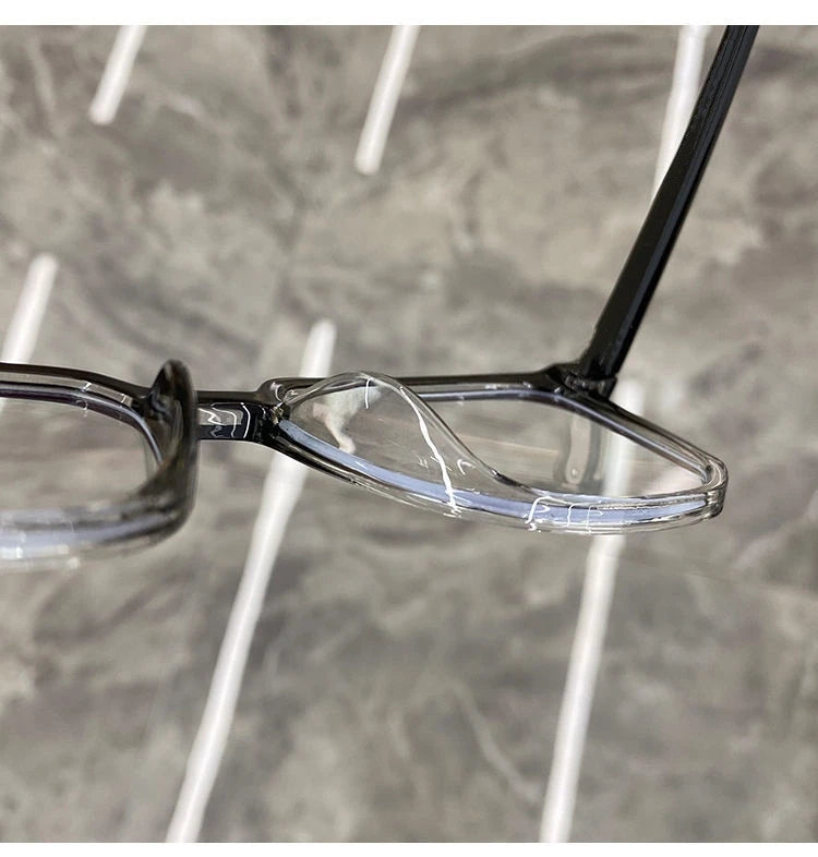 Cadre léger Lunettes anti-bleues Lunettes optiques noires transparentes Femmes Hommes