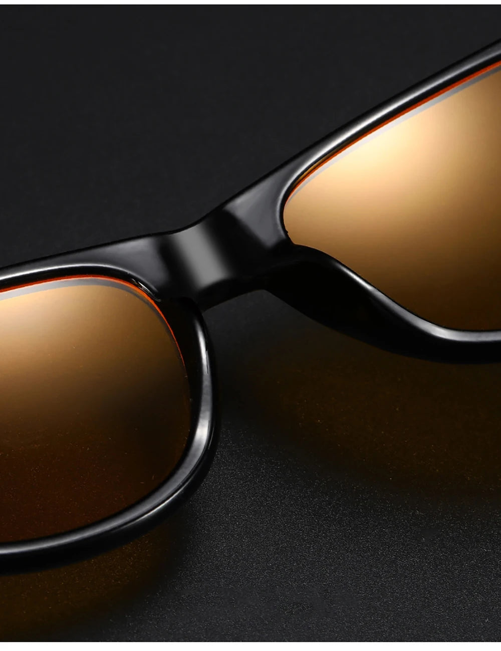 Lunettes carrées classiques anti-lumière bleue pour homme et femme, avec verres jaunes filtrant la lumière bleue.