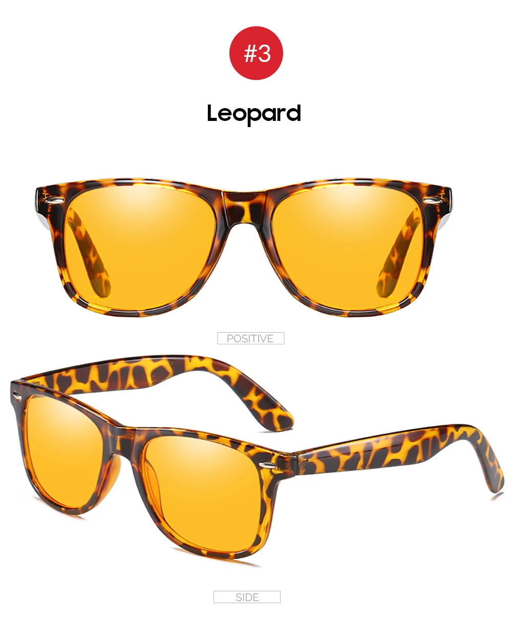 Lunettes carrées classiques anti-lumière bleue pour homme et femme, avec verres jaunes filtrant la lumière bleue.